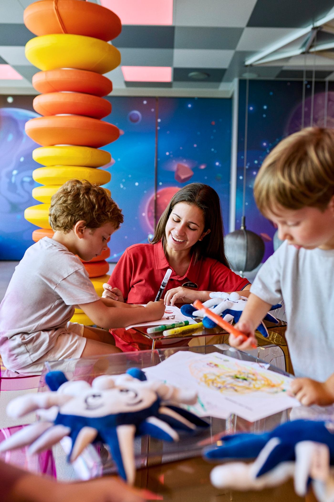 Espacio infantil a bordo del MSC Musica