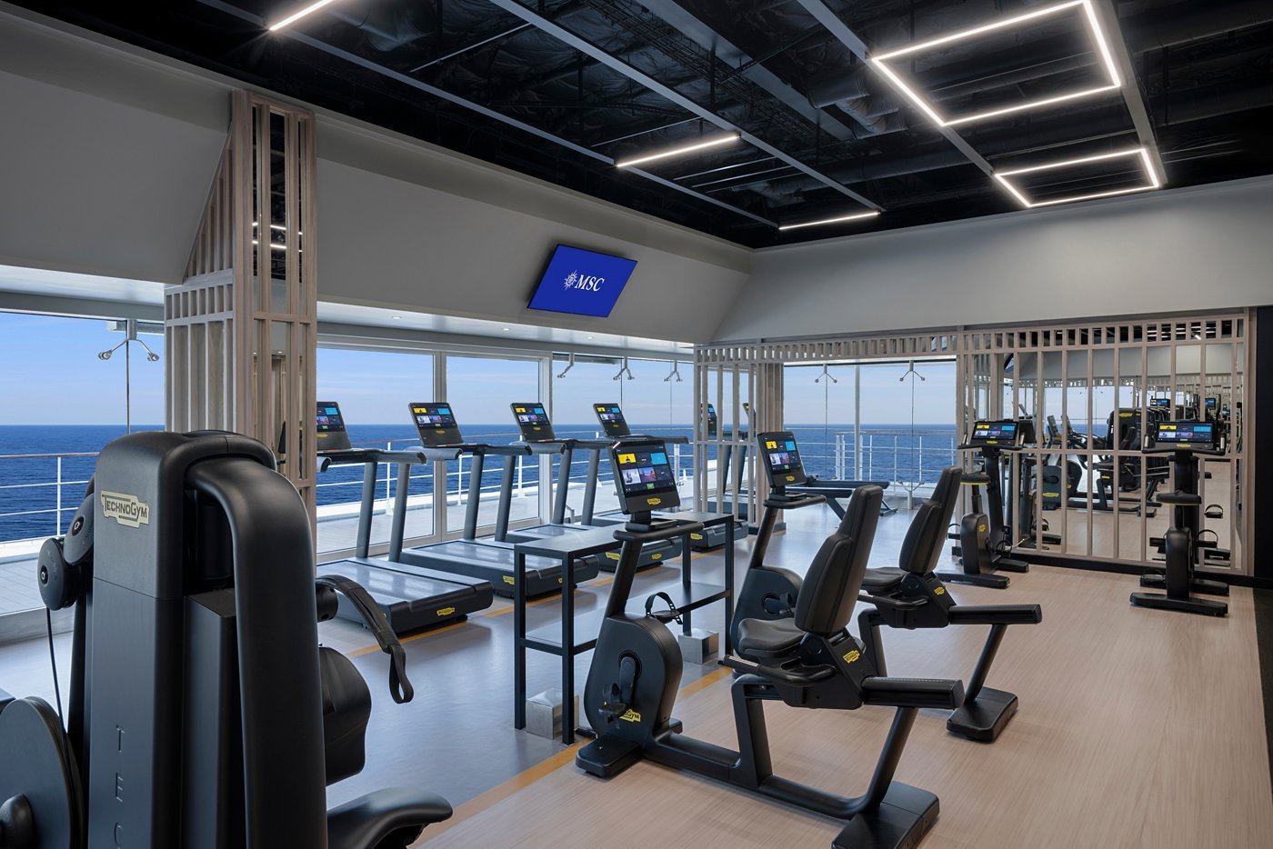 Gimnasio renovado del MSC Musica