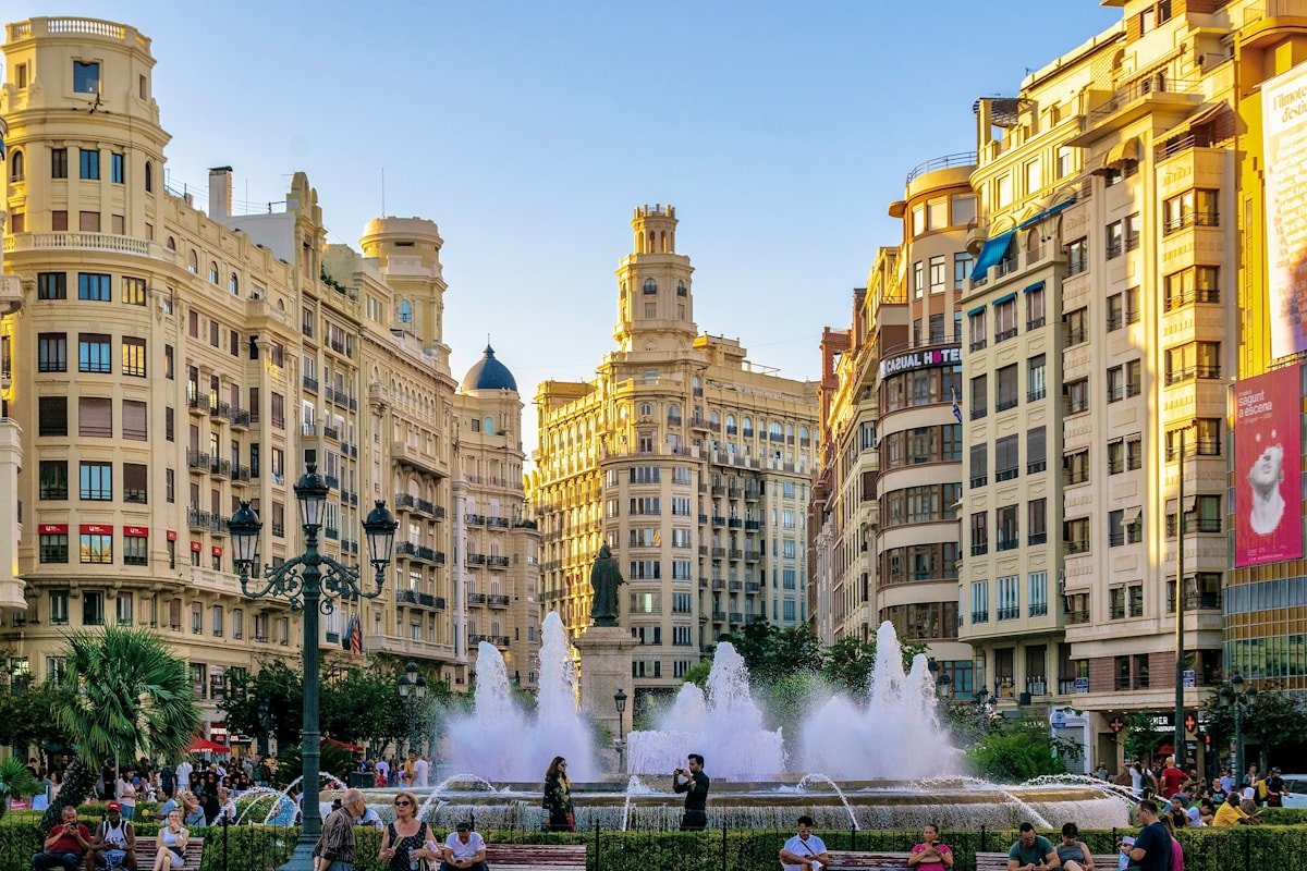 Valencia al atardecer